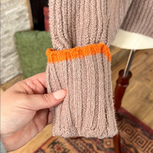 Maeve by Anthropologie Knit Sweater with Colorful Trim - Picture 3 of 5